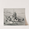 Man Overboard (1843) by Honoré Daumier