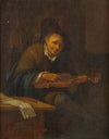Man Playing A Violin