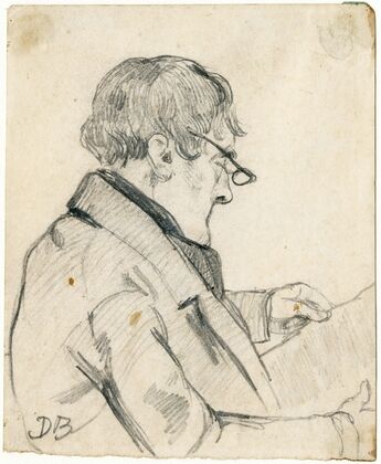 Man reading a newspaper