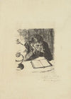Man Reading II (Self-Portrait)