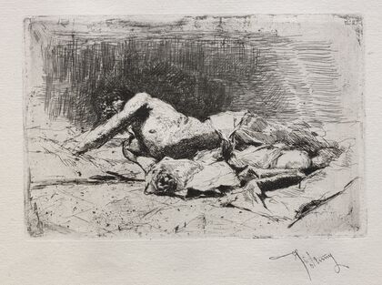 Man Rolling on the Ground (c. 1860–70)