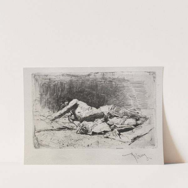 Man Rolling on the Ground (c. 1860–70) by Mariano Fortuny Marsal