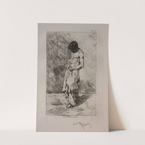 Man Searching for Fleas (c. 1862) by Mariano Fortuny Marsal