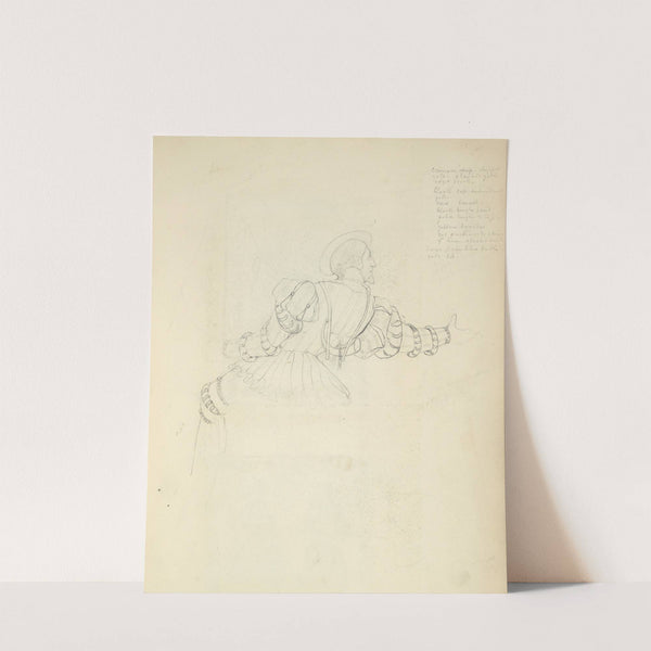 Man seated, back view by Stewart Watson