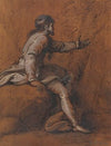 Man Seated on a Rock