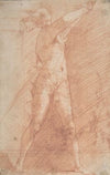 Man Sheathing a Sword