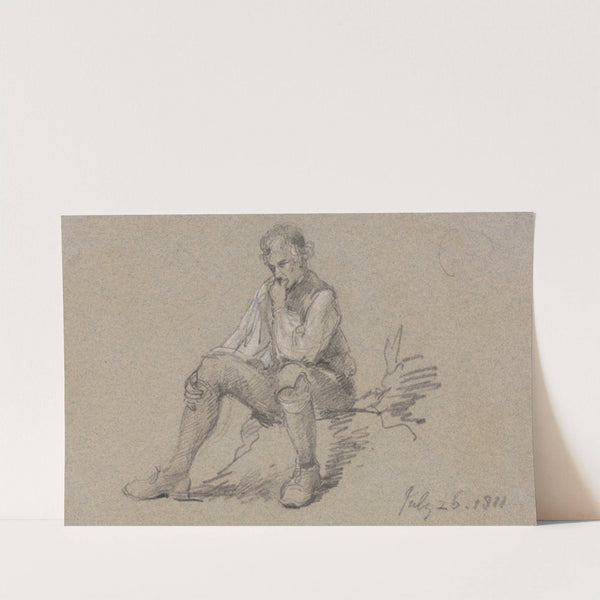 Man Sitting by George Howland Beaumont