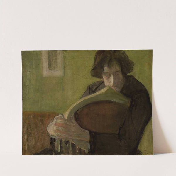 Man sitting in a chair. Portrait of Mieczysław Jakimowicz (1907) by Leopold Gottlieb