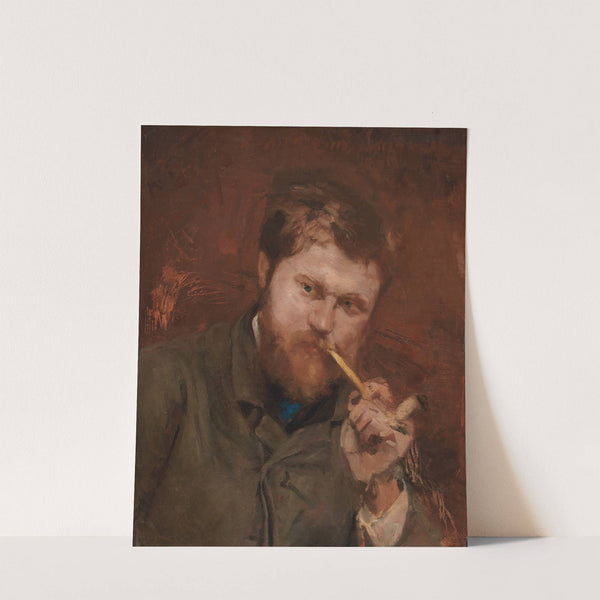 Man Smoking a Pipe by Alexandre Falguière