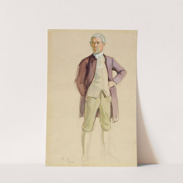 Man Standing, in Rococo Attire (F.E. Sillanpää) by Eero Järnefelt