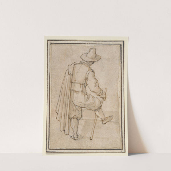 Man Standing, seen from behind by Remigio Cantagallina