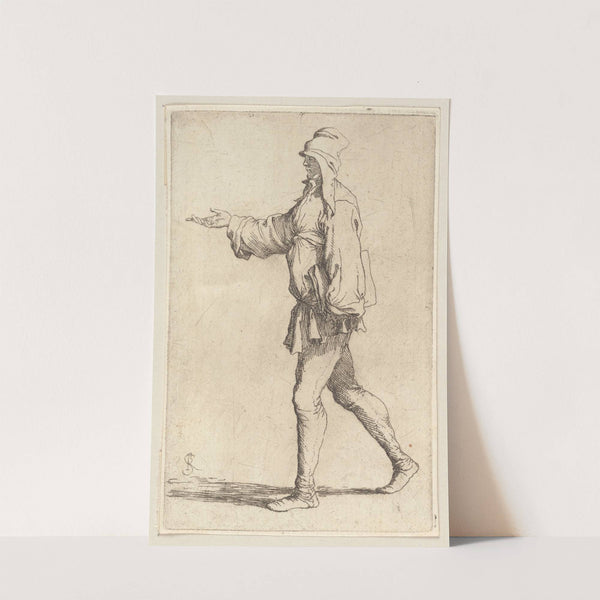 Man Striding with Right Arm Outstretched by Salvator Rosa
