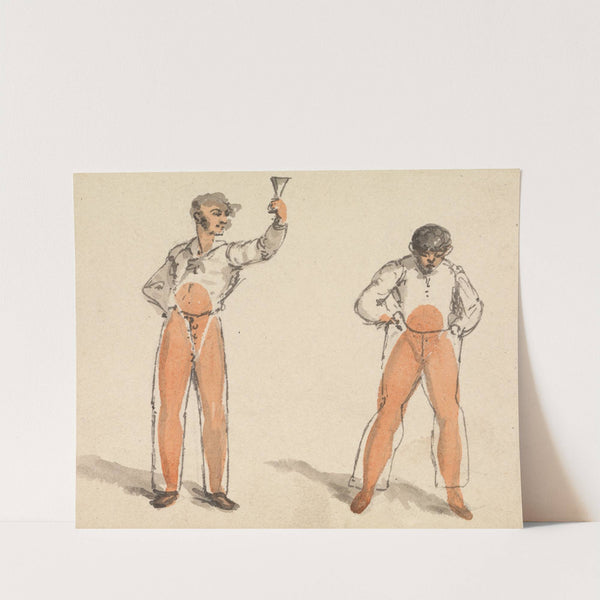 Man Toasting Another Man by George Walker