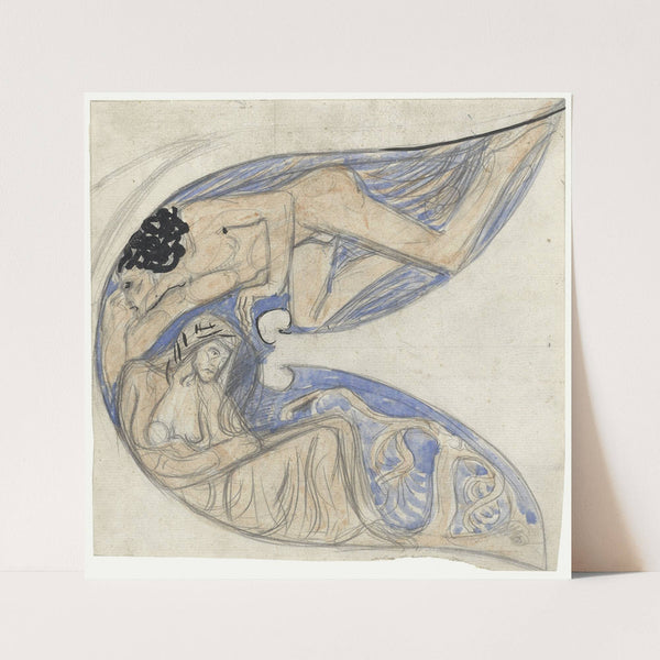 Man, vrouw en kind (Ellende) by Richard Nicolaüs Roland Holst