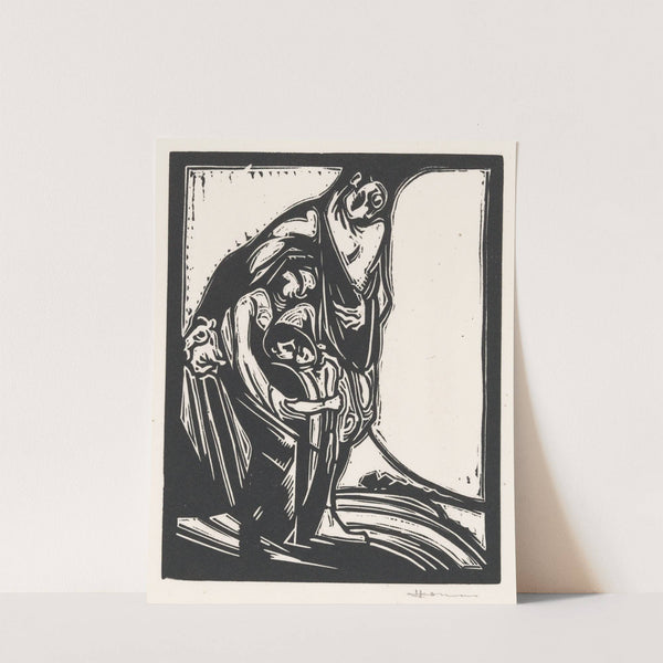 Man, vrouw en kind (1888) by Henri Jonas