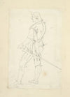 Man wearing breeches, doublet and sword