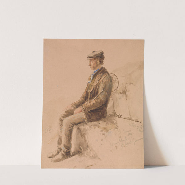 Man with a Gaff by Frederick William Hulme