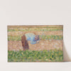 Man with a Hoe (c. 1882) by Georges Seurat