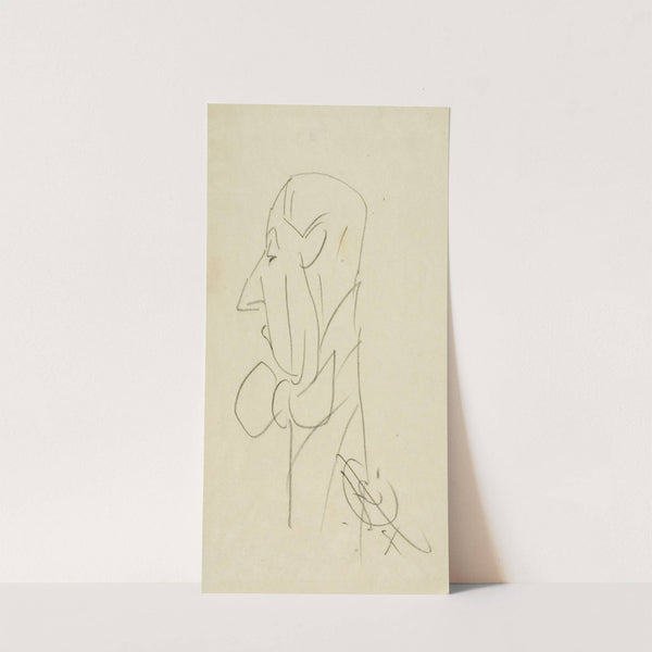 Man with a Large Bow Tie by Edward Henry Corbould