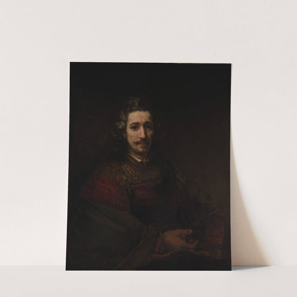 Man with a Magnifying Glass (early 1660s) by Rembrandt van Rijn