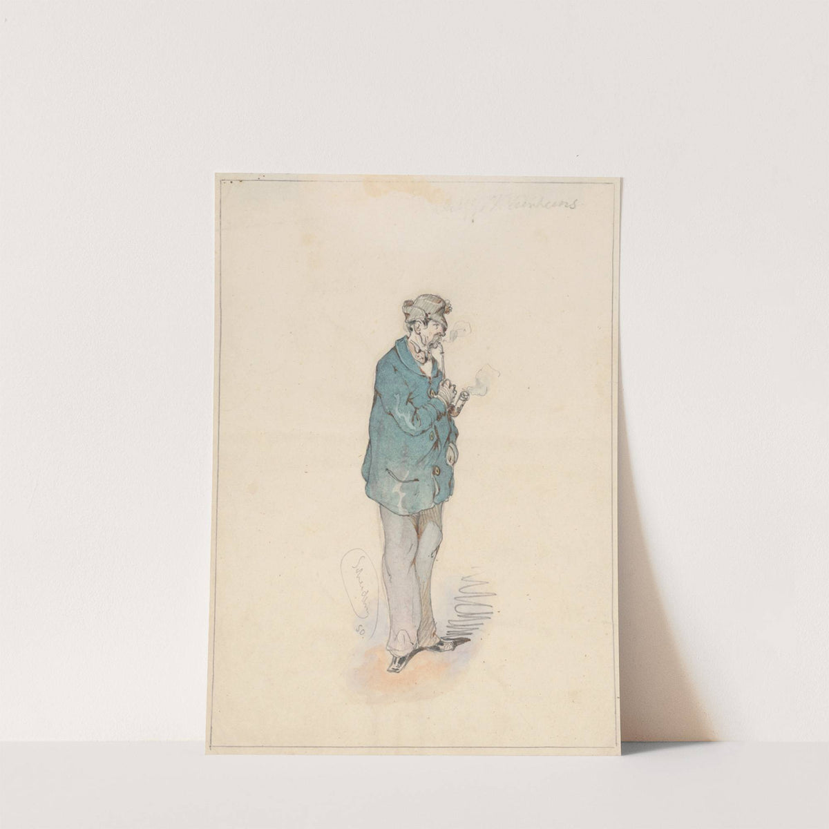 Man with a Pipe by Friedrich Carl von Scheidlin