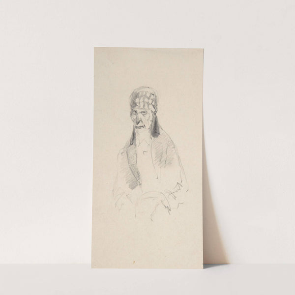 Man with a turban by Félicien Rops