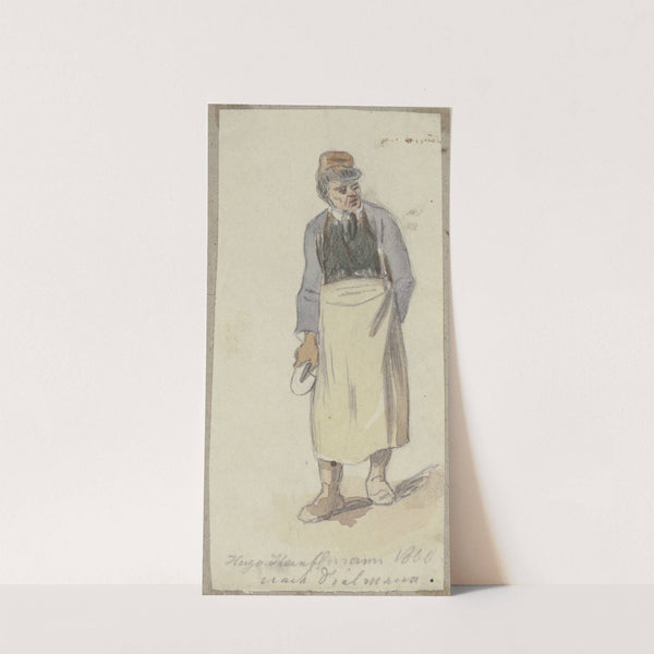 Man with apron by Hugo Kauffmann