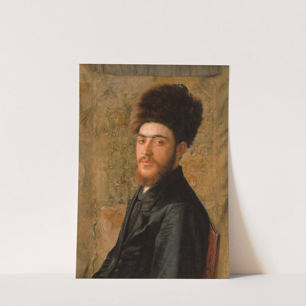 Man With Fur Hat by Isidor Kaufmann