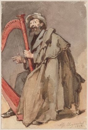 Man with Harp