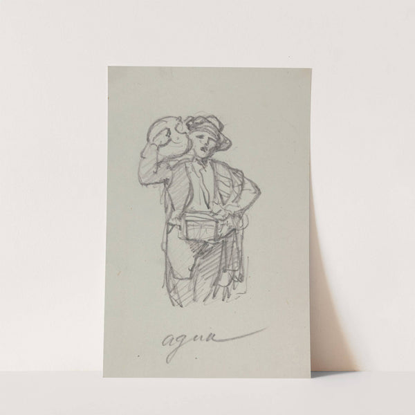 Man with Pitcher by Nicaise De Keyser