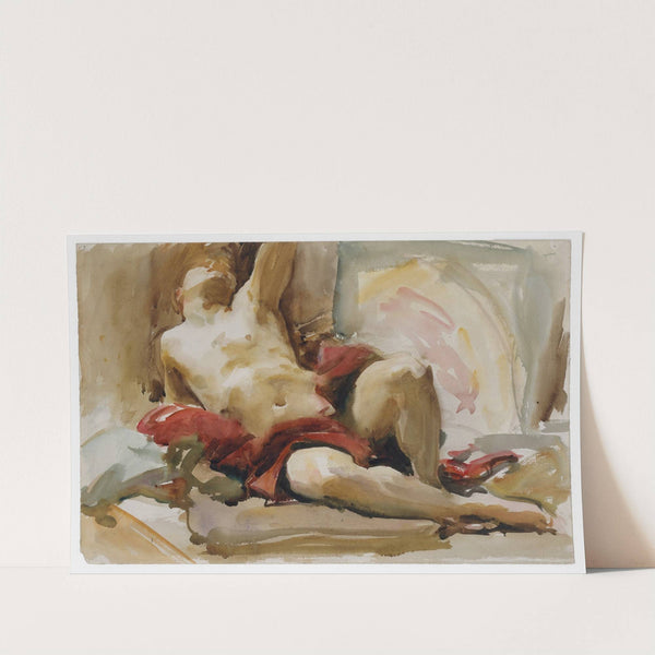 Man with Red Drapery by John Singer Sargent