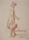 Man with watering can