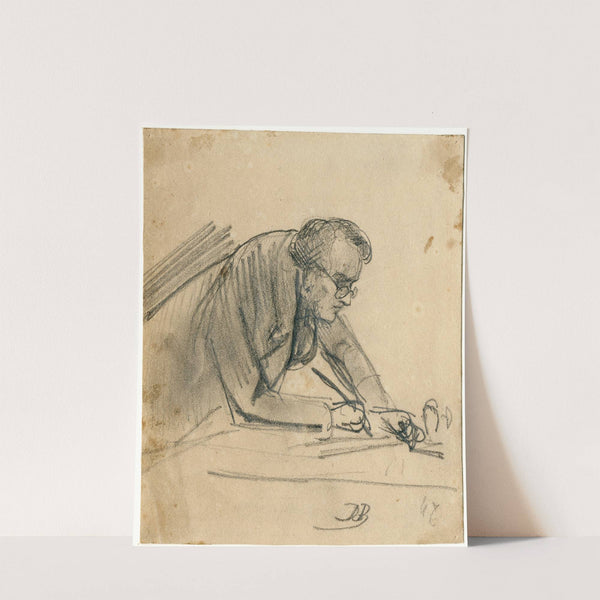 Man writing by David Bles