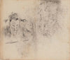 Man Writing or Reading