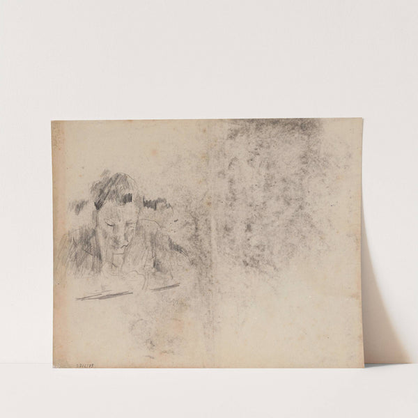 Man Writing or Reading by James Ensor