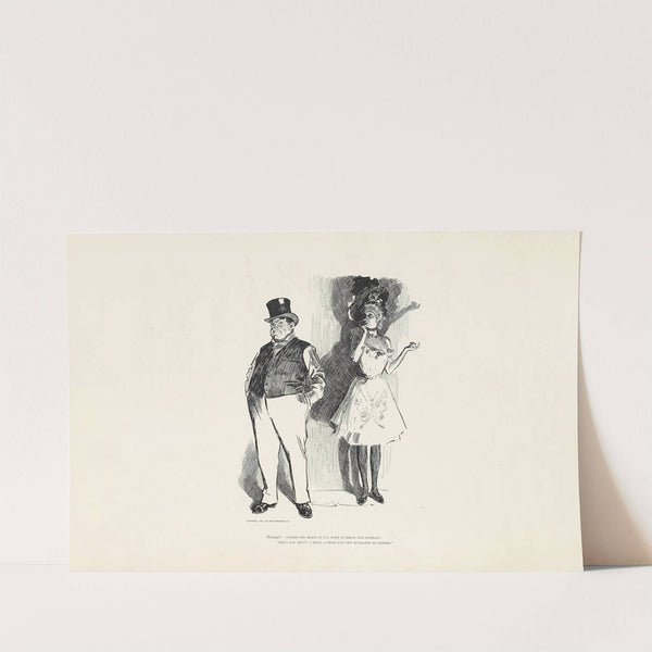 Manager; Unless you brace up i’ll have to break our contract (1899) by Charles Dana Gibson