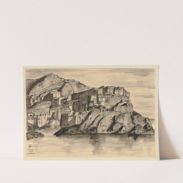 Manarola Liguria vom Boot aus by Hermann Lismann