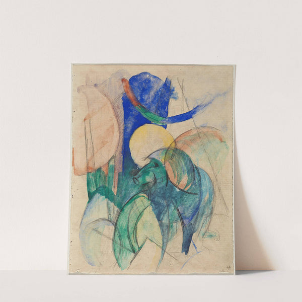 Mandrill (1913) by Franz Marc