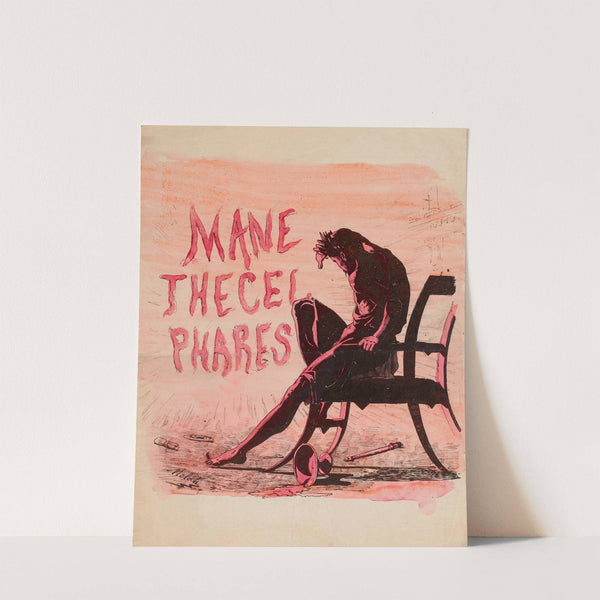 Mane, Thecel, Phares by Moloch (Alphonse Hector Colomb)