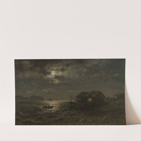 Måneskinn, Kinn (1860) by Amaldus Nielsen