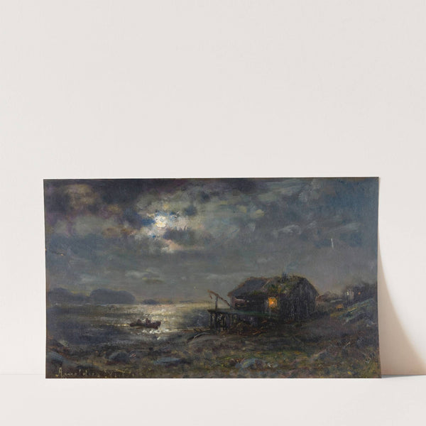 Måneskinn, Kinn (1860) by Amaldus Nielsen