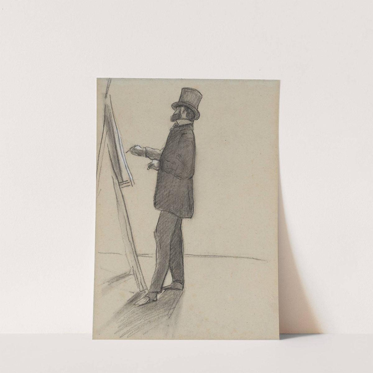 Manet and his Easel (1868–70) by Jean-Frederic Bazille