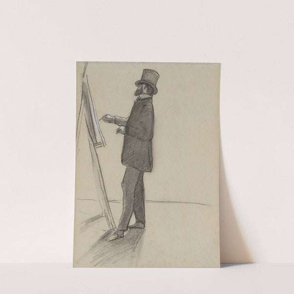 Manet and his Easel (1868–70) by Jean-Frederic Bazille