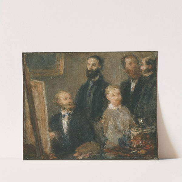 Manet in his Studio by Henri Fantin-Latour