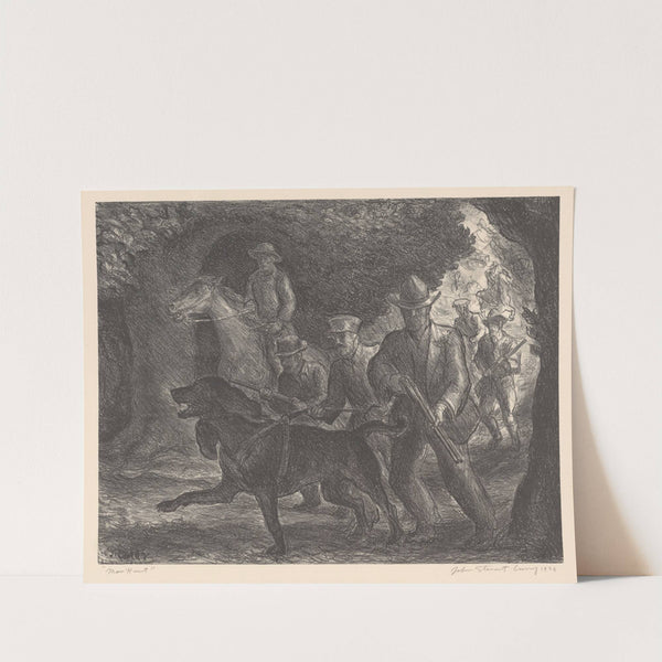 Manhunt by John Steuart Curry