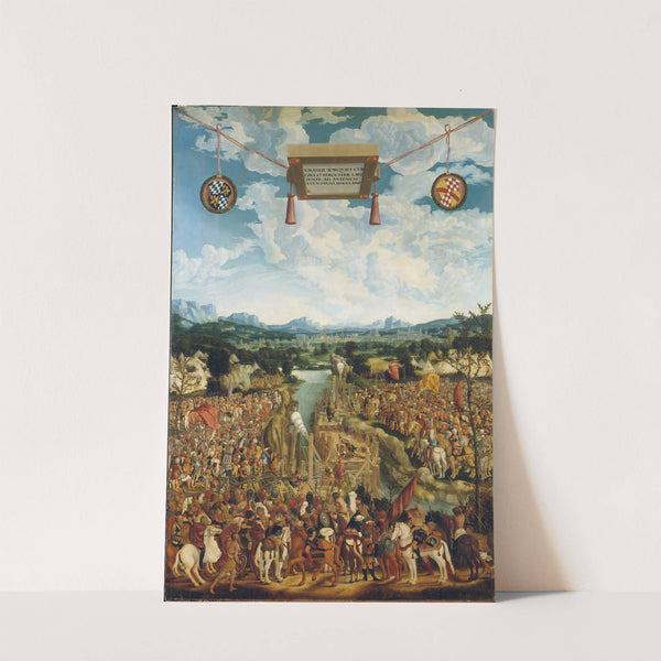 Manlius Torquatus Fighting a Gaul by Ludwig Refinger