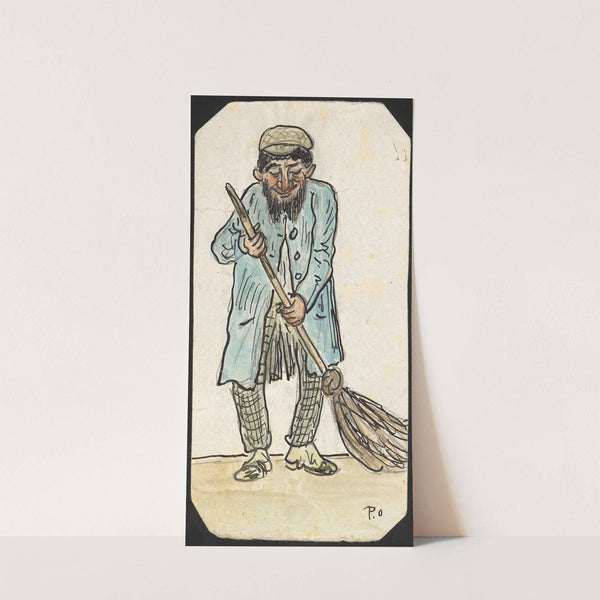 Mann mit Besen by Paul Franz Otto