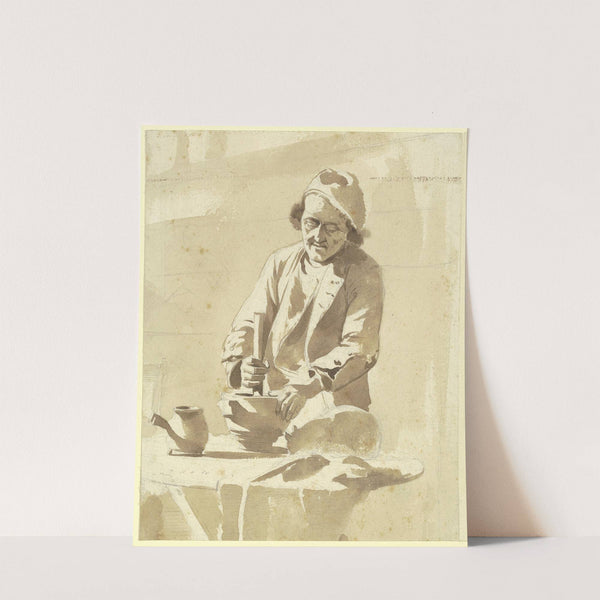 Mann mit Mörswer in einer Apotheke by Jean-Jacques de Boissieu