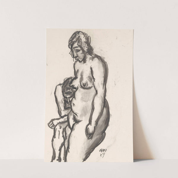 Mann und Frau by Rudolf Wacker