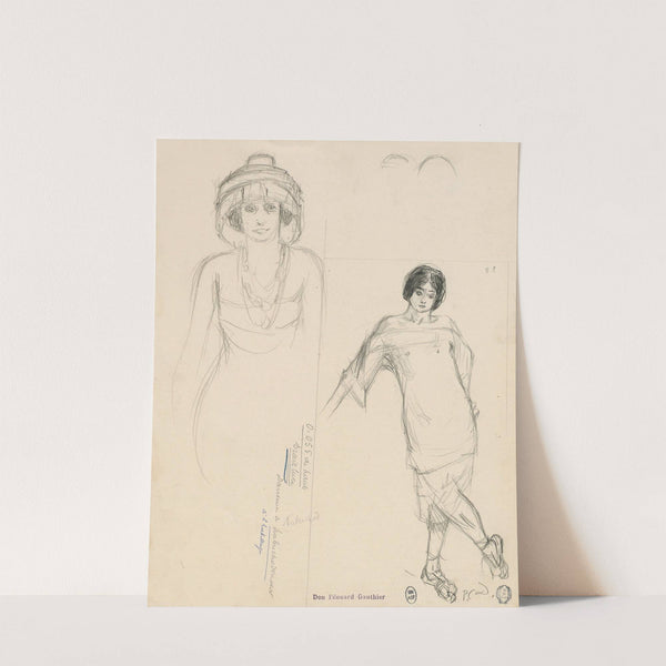 Mannequins de Paul Poiret danseuses dans Nabuchodonosor by Paul Charles Delaroche